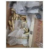 Assorted Lot of Hardware Brackets, Fasteners, and Stair Parts Assorted Lot of Hardware Brackets, Fasteners, and Stair Parts