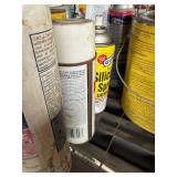 Collection of Assorted Paints, Stains, and Aerosol Lubricants - content quantities unknown Collection of Assorted Paints, Stains, and Aerosol Lubricants - content quantities unknown