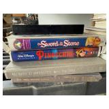 Collection of Classic Disney VHS Tapes and Books Collection of Classic Disney VHS Tapes and Books