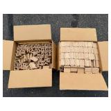 Lot of Oak Rounded Corner Wood Trim Pieces Lot of Oak Rounded Corner Wood Trim Pieces