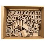 Lot of Oak Rounded Corner Wood Trim Pieces Lot of Oak Rounded Corner Wood Trim Pieces