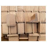 Lot of Oak Rounded Corner Wood Trim Pieces Lot of Oak Rounded Corner Wood Trim Pieces