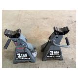 Automotive Shop Equipment Lot with Floor Jacks, Jack Stands, Dollies, and Straps Automotive Shop Equipment Lot with Floor Jacks, Jack Stands, Dollies, and Straps