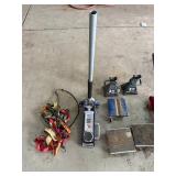 Automotive Shop Equipment Lot with Floor Jacks, Jack Stands, Dollies, and Straps Automotive Shop Equipment Lot with Floor Jacks, Jack Stands, Dollies, and Straps