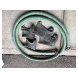 Heavy Duty Green Water Hose with 4 Rubber Boot Protectors Heavy Duty Green Water Hose with 4 Rubber Boot Protectors