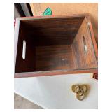 Wooden Box, Napkin Rings, & Bead Garland Wooden Box, Napkin Rings, & Bead Garland