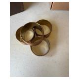 Wooden Box, Napkin Rings, & Bead Garland Wooden Box, Napkin Rings, & Bead Garland