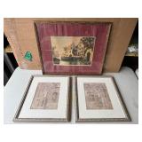 Lot of 3 Framed Photos Lot of 3 Framed Photos