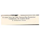 Signed Cesar Romero Photo from Carnival in Costa Rica