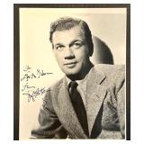 Autographed Joseph Cotten Black and White Portrait Photograph