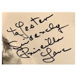 Signed Vintage Black and White Photo of Priscilla Lane