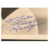 Autographed Gloria Jean Black and White Portrait Photo