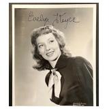 Evelyn Keyes Autographed Vintage Black and White Portrait Photo