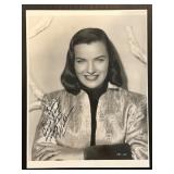 Autographed Vintage Black and White Photo of Ella Raines