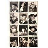 Collection of 12 Greta Garbo Silver Screen Archives Glossy Reprint Photos