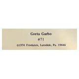 Collection of 9 Vintage Greta Garbo Glossy Photographs