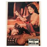 Set of 10 Samson und Delilah Vintage Lobby Cards
