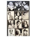 Collection of 12 Vintage Hollywood Actresses 8x10 B&W Portrait Photographs