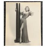 Set of 9 Vintage Black and White Movie Star 