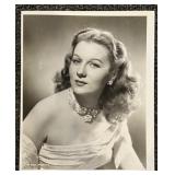 Set of 9 Vintage Black and White Movie Star 