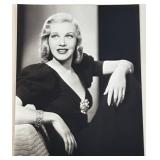 Collection of 8 Vintage Hollywood Actress Black and White Glamour Photographs