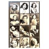 Set of 12 Vintage Hollywood Glamour 8x10 Photographs of Actresses Featuring - Joan Crawford, Shirley Eaton, Hedy Lamar, Katharine Hepburn and more