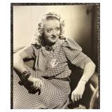 Set of 16 Vintage Hollywood Actress Photographs Featuring Anita Edberg, Hazel Court, Bettie Davis and more