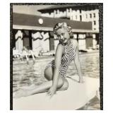 Set of 12 Vintage Glamour Black and White Pin-Up Photo Prints Featuring - Kim Novak, Ann Bancroft, Hazel Court and more