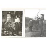 Collection of 17 Vintage Black and White Movie Production Stills