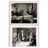 Collection of 17 Vintage Black and White Movie Production Stills