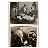 Collection of 17 Vintage Black and White Movie Production Stills