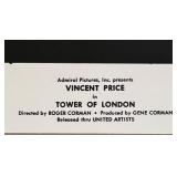 Vincent Price Collection of Black and White Lobby Photos for 