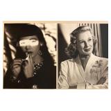 Collection of 20 Vintage Hollywood Starlet Glossy Photographs