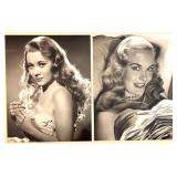 Collection of 20 Vintage Hollywood Starlet Glossy Photographs