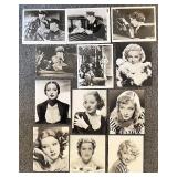 Collection of 12 Vintage 1930s Hollywood Publicity Photographs