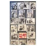 Collection of Vintage 1940s-1950s Hollywood Publicity Still Photos and Clippings