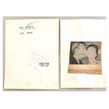 Collection of Vintage 1940s-1950s Hollywood Publicity Still Photos and Clippings