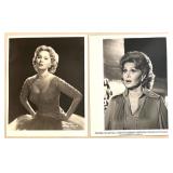 Collection of Vintage Rhonda Fleming Hollywood Publicity Photos