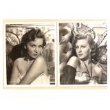 Collection of Vintage Rhonda Fleming Hollywood Publicity Photos