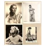 Collection of Vintage Rhonda Fleming Hollywood Publicity Photos