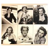 Huge Collection of Vintage Hollywood Glamour Actress Photographs Featuring - Judy Garland, Honor Blackman, Margaret Lockwood, Ginger Rogers and more