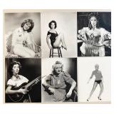Huge Collection of Vintage Hollywood Glamour Actress Photographs Featuring - Judy Garland, Honor Blackman, Margaret Lockwood, Ginger Rogers and more