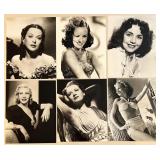 Huge Collection of Vintage Hollywood Glamour Actress Photographs Featuring - Judy Garland, Honor Blackman, Margaret Lockwood, Ginger Rogers and more