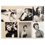 Huge Collection of Vintage Hollywood Glamour Actress Photographs Featuring - Judy Garland, Honor Blackman, Margaret Lockwood, Ginger Rogers and more