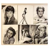 Lot of Vintage Hollywood Actress Black and White 8x10 Prints Featuring Greta Garbo, Lauren Bacall,  Bette Davis, Kim Novak, Jane Powell and more