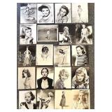Collection of 20 Vintage Hollywood Studio Portrait Photographs Actresses Glamour Shots