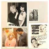 Collection of Vintage Ann Sothern Publicity and Movie Photos with Annotations