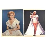 Collection of Rhonda Fleming Movie Lobby Cards and Publicity Photos