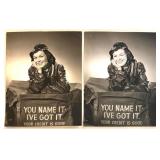 Barbara Hale Publicity Photo and Ephemera Collection - 1950s Black-and-White Movie Stills with Negative