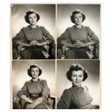 Barbara Hale Publicity Photo and Ephemera Collection - 1950s Black-and-White Movie Stills with Negative